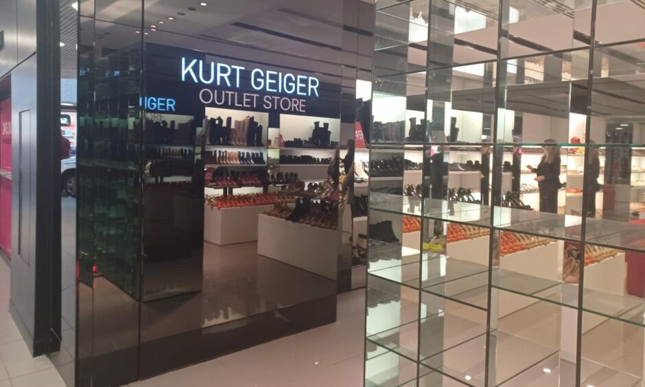 Kurt Geiger store in Bon Accord Centre, Aberdeen