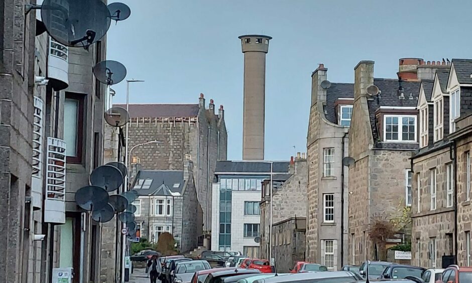 broadford works concrete tower from charlotte street