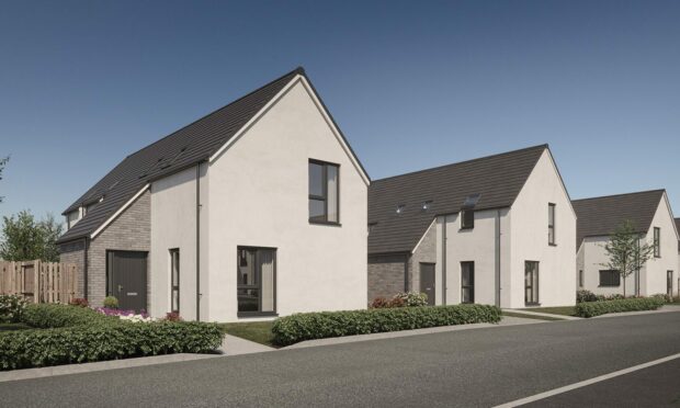 The award-winning Brechin West site. Image: Scotia Homes