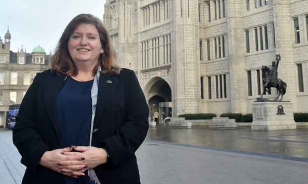 Jackie Dunbar has donated 50 pints of blood. Image: Darrell Benns/ DC Thomson