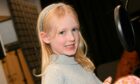 Six-year-old Paige Christie is the voice of Tiny Tim in the haunting audio play, An Aberdeen Christmas Carol. Image: Paul Glendell/DC Thomson