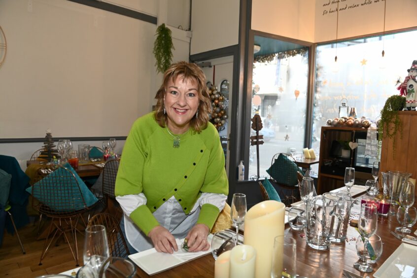 The owner of Bev's Bistro in her BYOB restaurants in Aberdeen