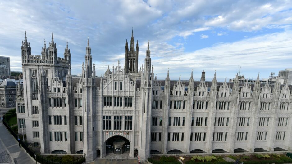Catherine studied in the former anatomy department in Marischal College. 