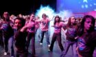 Fraserburgh Academy pupils rehearsing for the Rock Challenge at AECC in 2007. Image: Kami Thomson/DC Thomson.