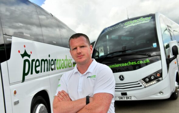 Premier Coaches managing director Alan Findlater. Image: Kami Thomson/DC Thomson