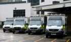 Ambulances outside the emergency department at Aberdeen Royal Infirmary. Image: Scott Baxter/DCT Media