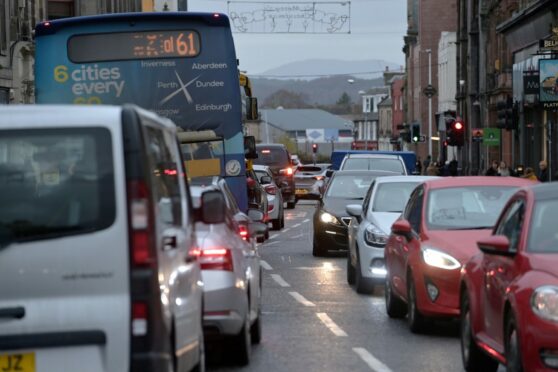 A new fund is offering poorer households in places like Inverness the opportunity to swap their high-pollution vehicles for cash. The scheme seeks to improve air quality and reduce greenhouse gas emissions. Image: Sandy McCook/DC Thomson