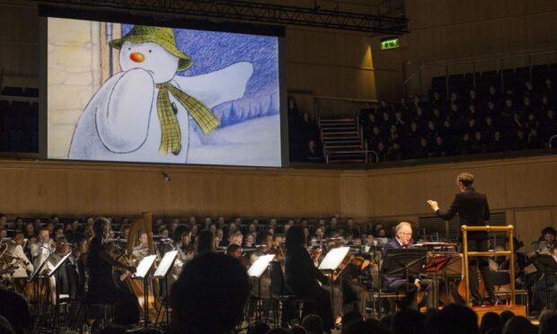 The RSNO brought their magical Christmas Concert, featuring The Snowman to Aberdeen's Music Hall. Image: Drew Farrell