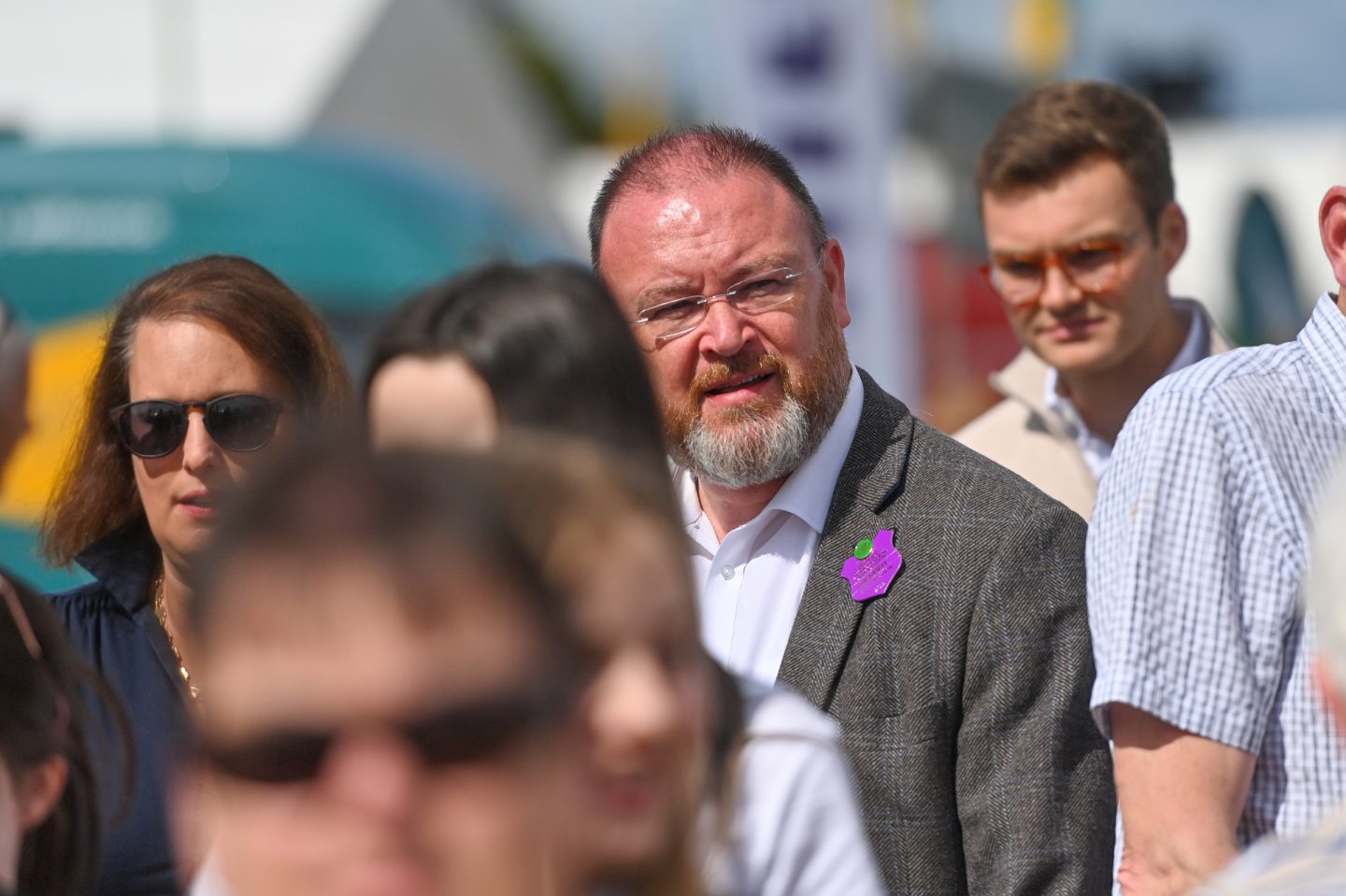 David Duguid, at the 2022 Turriff Show, says some of the ambulance waiting times in Grampian and the Highlandsare 'alarming'. Image: Scott Baxter/ DC Thomson