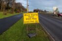 Roadworks on the A92 road have been ongoing for months. Image: Scott Baxter/DC Thomson.