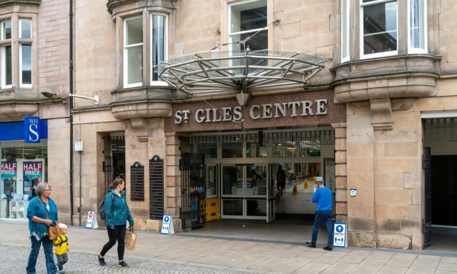 St Giles Shopping Centre.