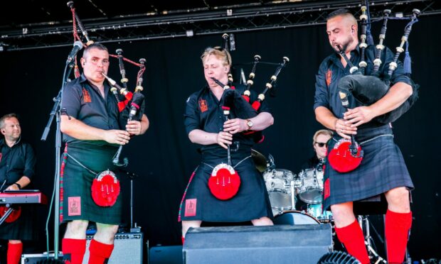 Red Hot Chilli Pipers are set to headline Aberdeen.  Image: Steve Brown/DC Thomson