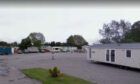 The incident happened at Seaview Caravan Park in Kinloss. Image: DC Thomson