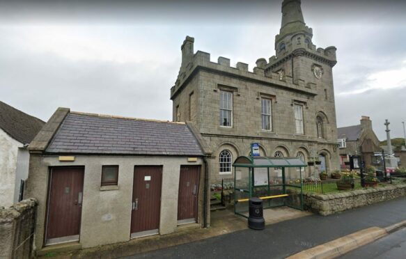 Strichen Town House Trust submitted a bid to take over the Strichen public toilets from Aberdeenshire Council. Image: Google Street View