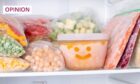 Cutting back means giving up some luxuries - and actually eating the food in the freezer (Image: Ahanov Michael/Shutterstock)