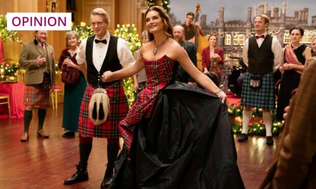 Brooke Shields (right) and Cary Elwes star in A Castle for Christmas (Image: PA)