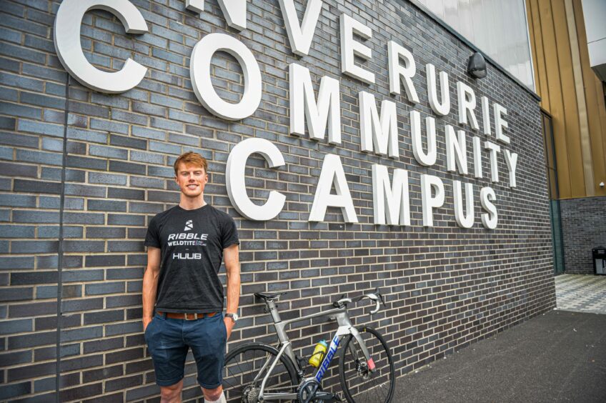 Finn Crockett left Ribble Weldtite towards the end of last year to join 1885 Cycling. Image: Wullie Marr/DC Thomson