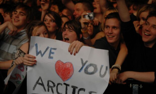 The AECC crowd showing the love for Arctic Monkeys back in December 2007. Image: Andy Thorn/DC Thomson.
