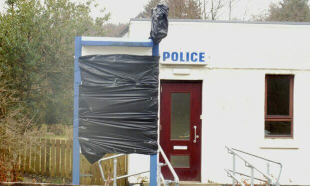 Spean Bridge Police Station in Lochaber was among the sites to close.