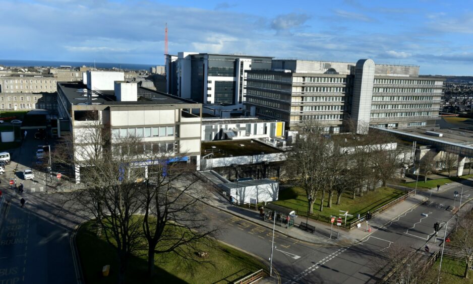 NHS Grampian chiefs are looking at next year's finances. Image: Kenny Elrick/ DC Thomson