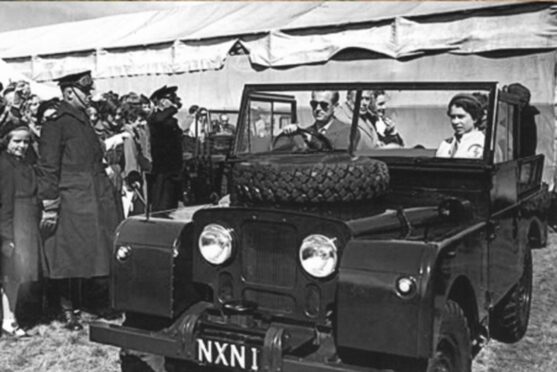 The Queen's Land Rover has been put up for sale at Silverstone Auctions. Image: Silverstone Auctions.