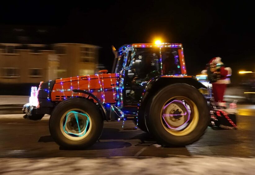 Stonehaven Christmas tractor parade