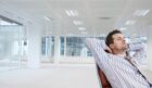Office workers are thinner on the ground than before Covid-19. At least they have plenty of space to stretch out. Image: Shutterstock