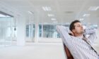 Office workers are thinner on the ground than before Covid-19. At least they have plenty of space to stretch out. Image: Shutterstock