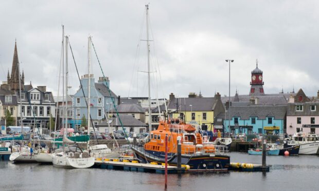 Rescue teams were called to Stornoway Harbour this morning after a fishing vessel was reported to be taking on water. Image: Shutterstock