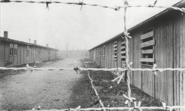 George had a feeling of emptiness walking round Dachau concentration camp.