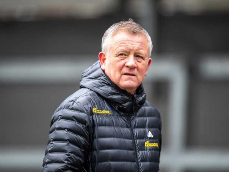 Chris Wilder whilst manager of Sheffield United. Image: Shutterstock 