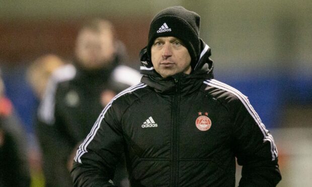Aberdeen Women interim coach and club academy director Gavin Levey. Image: Shutterstock.
