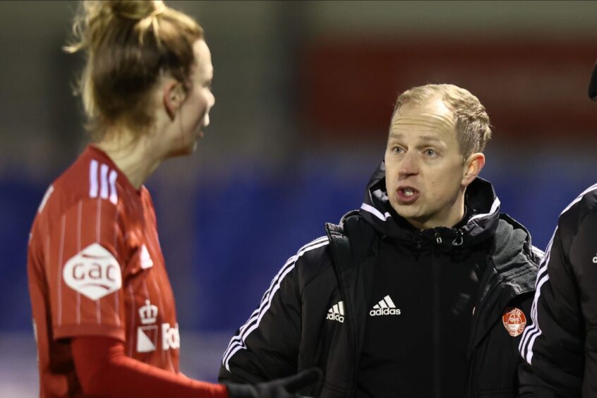 Aberdeen Women interim boss Gavin Levey. Image: Stephen Dobson/ProSports/Shutterstock (13730439ap)