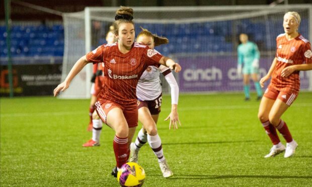 Aberdeen Women defender Madison Finnie. Image: Shutterstock.