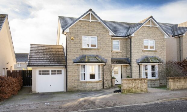 Number 14 Keirhill Avenue at Broadshade Heights, Westhill, was build to a high spec by Kirkwood Homes.