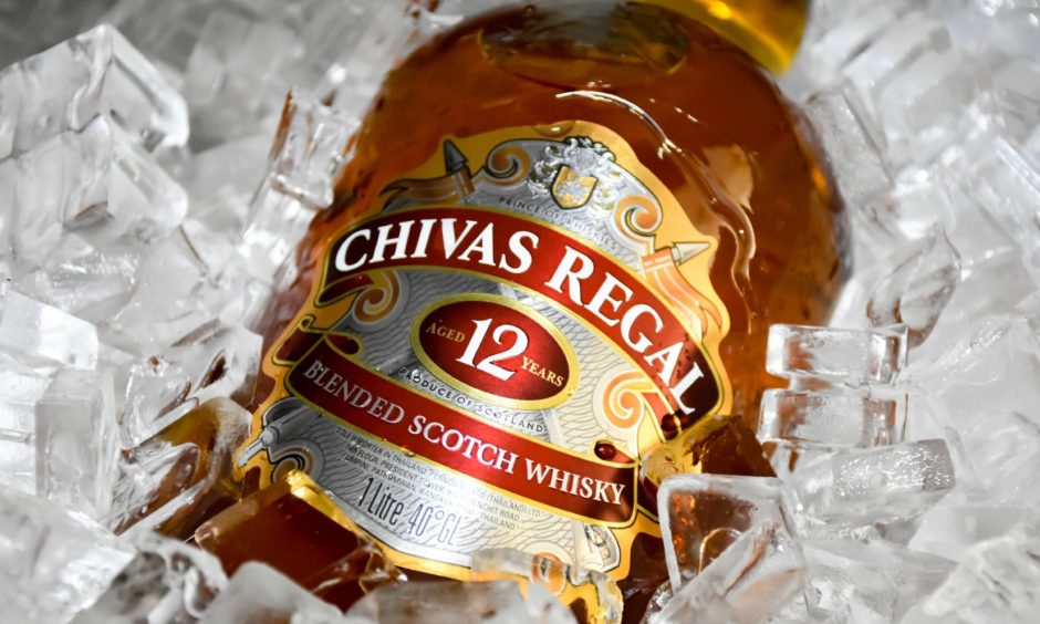 Chivas Regal, produced by Chivas Brothers in Keith. 
