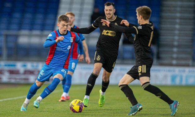 St Mirren midfielder Jay Henderson has made an instant impact at Inverness this month. Image: Ewan Bootman/SNS Group