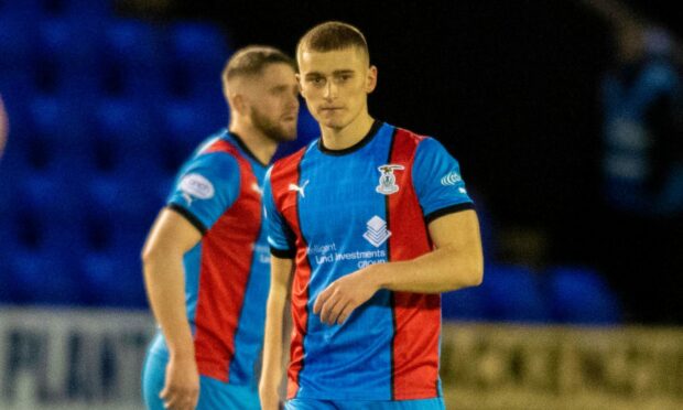 Midfielder Ben Woods made his Caley Thistle debut against Queen's Park. Image: Mark Scates/SNS Group