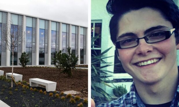 Joseph Stewart, 23, appeared at Inverness Sheriff Court. Images: DC Thomson/Facebook