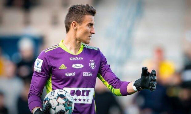 Antonio Reguero in action for HJK Helsinki during his first spell at the club in 2020. Image: Courtesy of HJK Helsinki