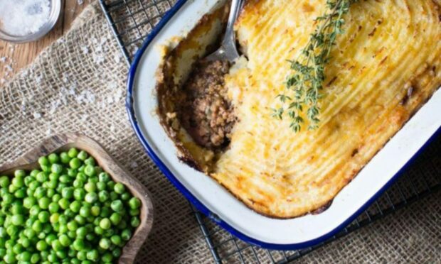 Scotch beef and haggis pie. Image: QMS