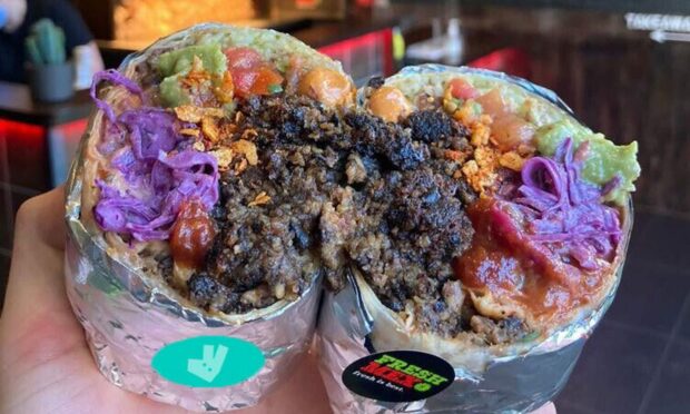 FreshMex in Aberdeen will be giving away 132 meals. Image: Deliveroo.