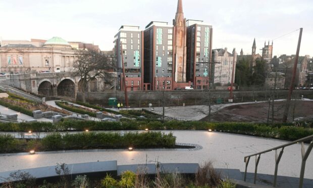 Newly refurbished Union Terrace Gardens which VisitAberdeenshire boss Chris Foy believes can pull in visitors to the city. Image: Chris Sumner/ DC Thomson