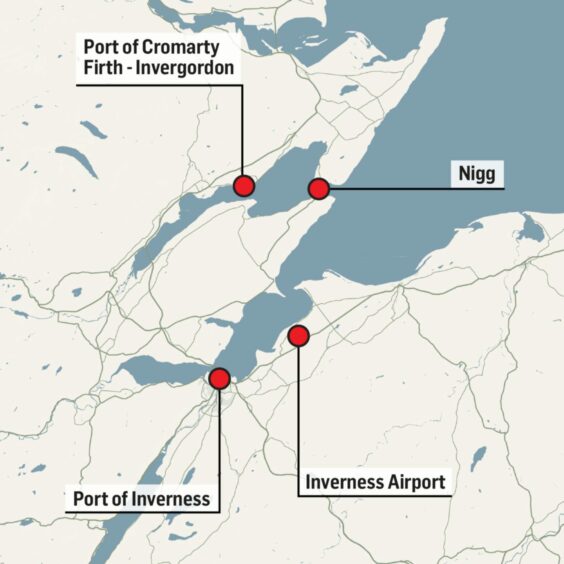 Cromarty Firth map