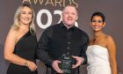 David Robertson picks up Newsagent of the Year award