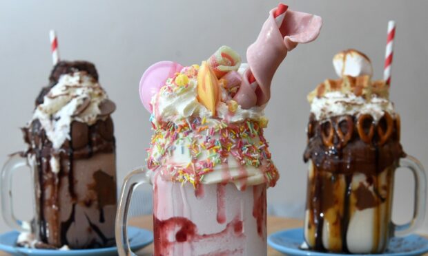 Get your freakshake on at The Long Dog Cafe. Image: Darrell Benns / DC Thomson