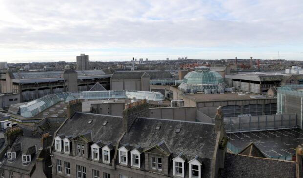 Aberdeen skyline. Image: Kath Flannery.