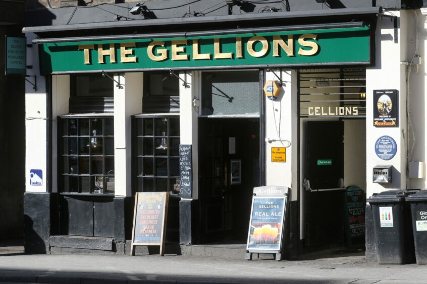 The Gellions pub in Inverness.