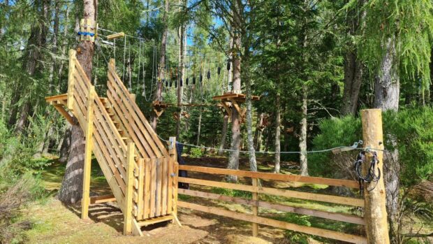 Mountain bike centre and the Crown Estate are teaming up to create a forest zipwire course