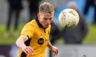 Nairn County player Fraser Dingwall after scoring